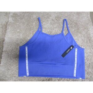 Nike Air Women's Air Ribbed Purple Bra With Straps - Size S NWT